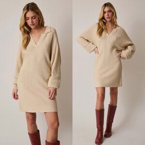 Kristin Collared Sweater Dress | Women's Fall and Winter Fashion | Thanksgiving